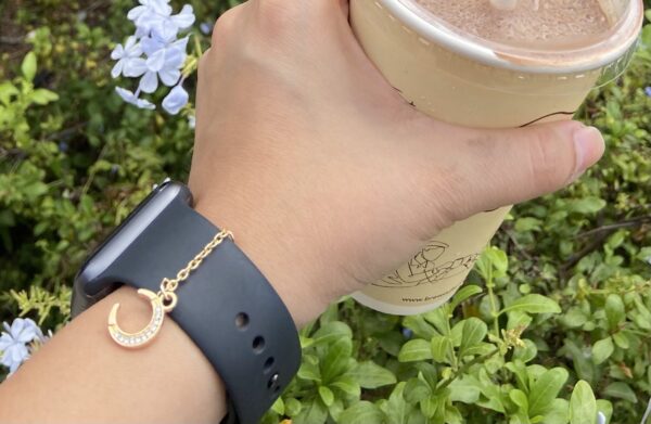 Half Moon Watch Charm